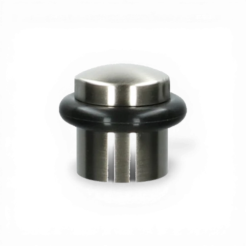 Dessin 2D butee classique nickel mat Quincalux ref 690-99, 1 anneau caoutchouc